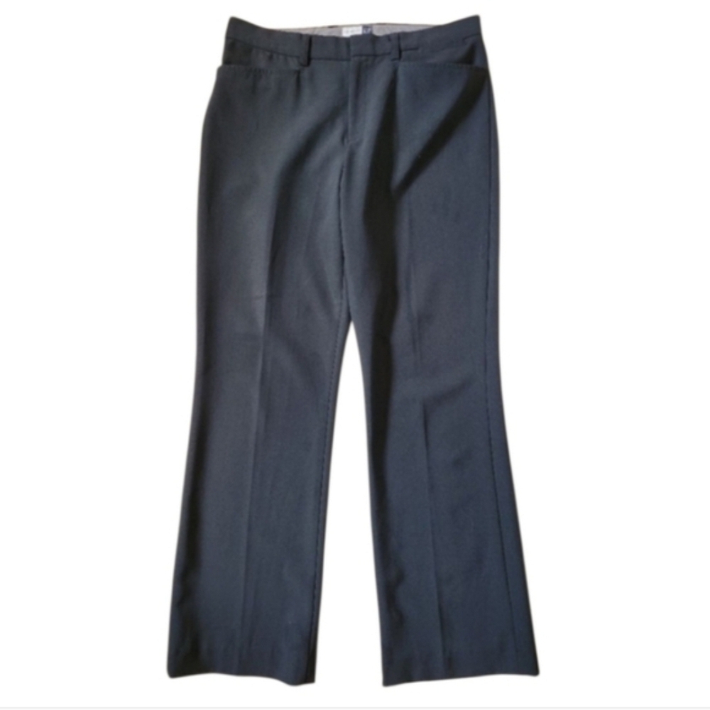 10R GAP Wool Trousers  Black Professional Trousers Clean Creases Women's